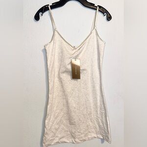 Francesca’s Cream Spaghetti-Strap Slip Camisole NWT